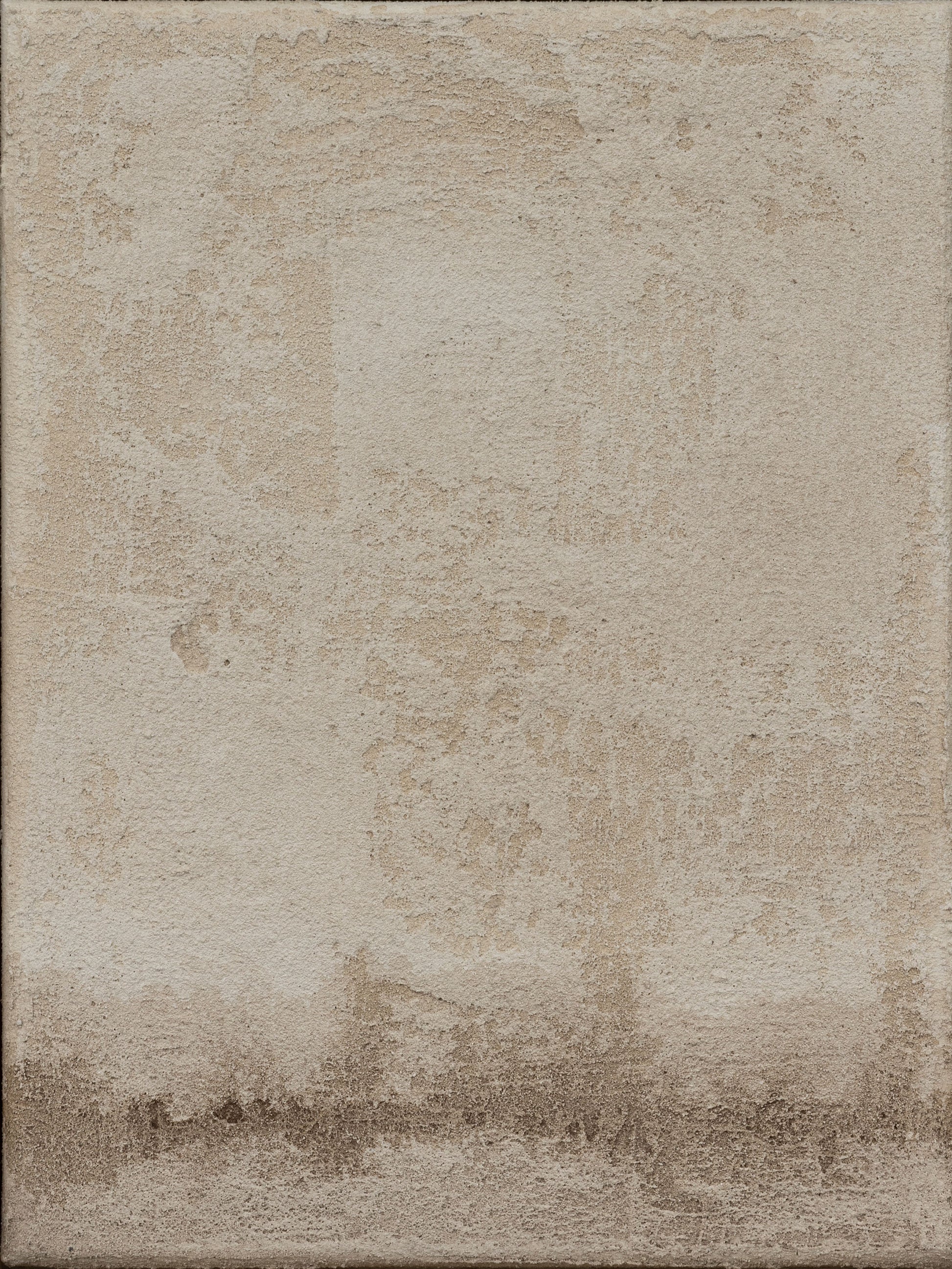 Abstract beige and brown textured painting with subtle patterns resembling earthy tones and gradients.